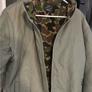 RVCA Bomber style jacket.  Size M